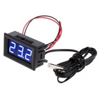 Термометр цифровой синий с датчиком температуры 1м